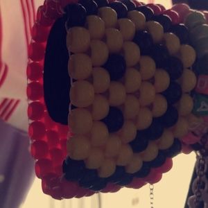 3D smiley face kandi cuff